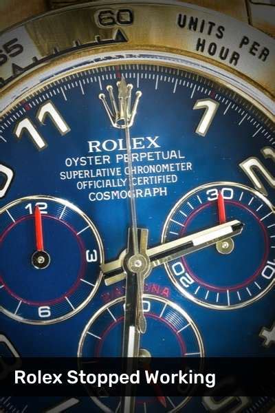 rolex stopped working after not wearing|my rolex watch keeps stopping.